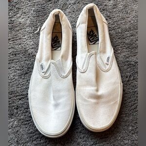 Vans Classic White Slip-On Sneakers